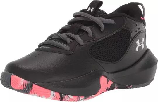 Кроссовки Under Armour Kids Lockdown 6 Sneaker Under Armour, цвет Black/Blitz Red/White
