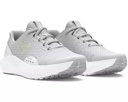 Кроссовки Under Armour Kids Surge 4 Sneakers, цвет Halo Gray/White/Iridescent