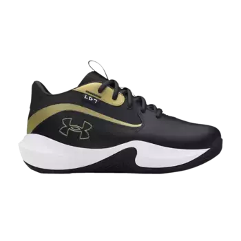Кроссовки Under Armour Lockdown 7 PS Black Metallic Gold, черный