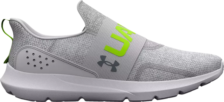 Кроссовки Under Armour Surge 3 Slip White Lime Surge, белый