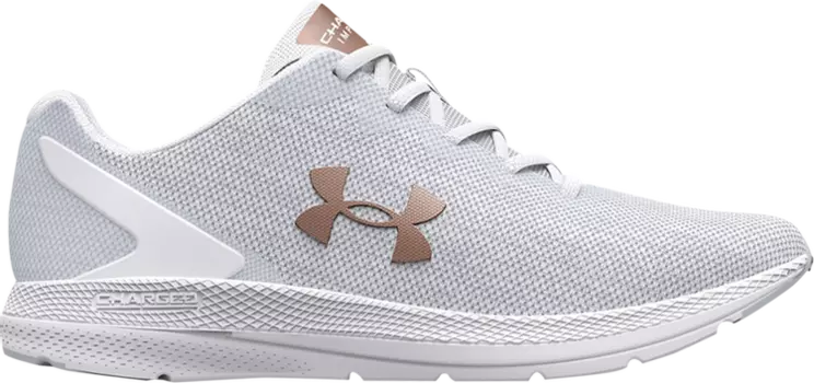 Кроссовки Under Armour Wmns Charged Impulse 2 Knit White Metallic Rose Gold, белый
