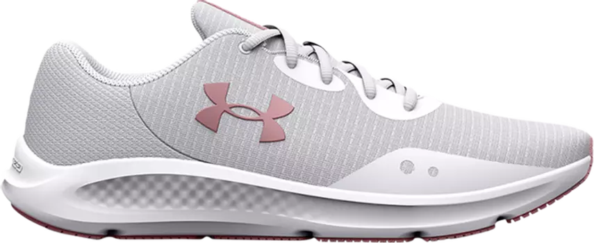 Кроссовки Under Armour Wmns Charged Pursuit 3 Tech White Prime Pink, белый