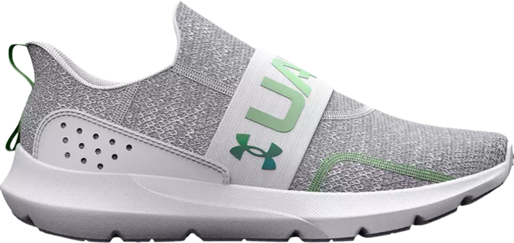 Кроссовки Under Armour Wmns Surge 3 Slip White Aqua Foam, белый