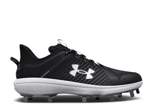 Кроссовки Under Armour YARD LOW MT 'BLACK WHITE', черный