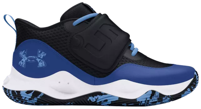 Кроссовки Under Armour Zone BB 2 GS 'Black Tech Blue', синий