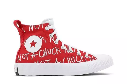 Кроссовки UNT1TL3D High GS 'Not A Chuck - Red', красный