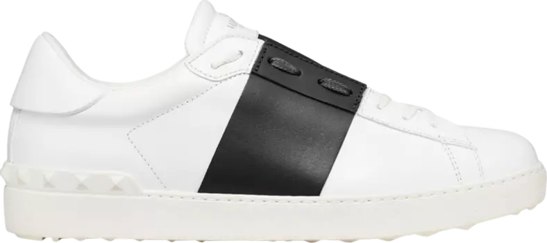 Кроссовки Valentino Open Sneaker White Black, белый