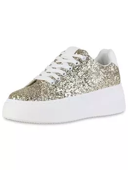 Кроссовки Van Hill Sneakers Chloe, золотой