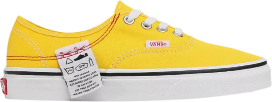 Кроссовки Vans Authentic HC DIY - Lemon Chrome, желтый