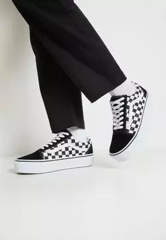 Кроссовки Vans, черно-белый дубль