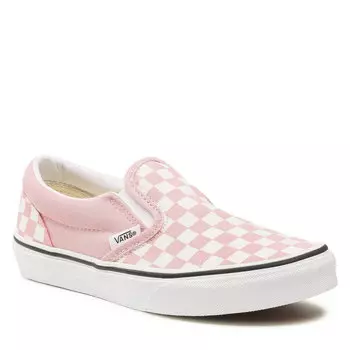 Кроссовки Vans ClassicSlip-On, розовый/белый