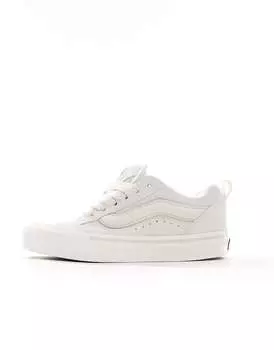 Кроссовки Vans Knu Skool кремово-белого и розового цвета