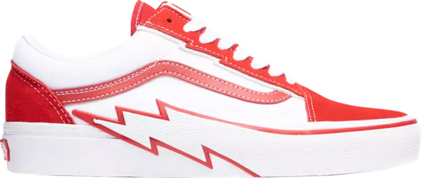 Кроссовки Vans Old Skool Bolt - Red, красный