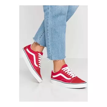 Кроссовки Vans Old Skool, racing red/true white