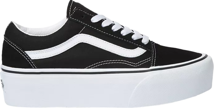 Кроссовки Vans Old Skool Stackform Black White, черный