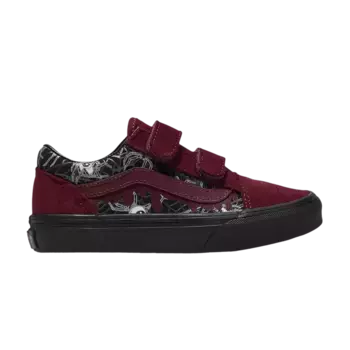Кроссовки Vans Old Skool V Kids In The Shadows, красный