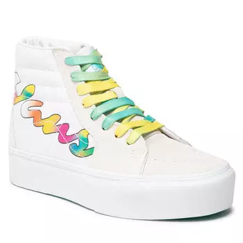 Кроссовки Vans Platform, бежевый/белый