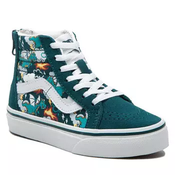 Кроссовки Vans Zip, зеленый