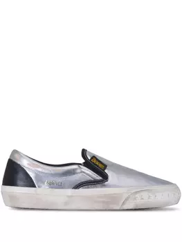Кроссовки VCE Golden Goose, серебряный