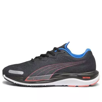 Кроссовки velocity nitro 2 'black fire orchid ultra blue' Puma, черный