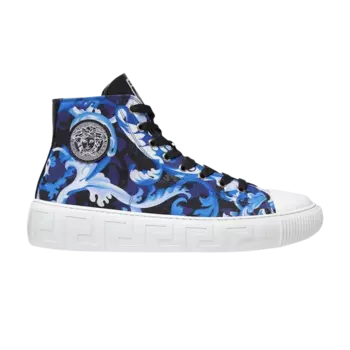 Кроссовки Versace Greca High, синий