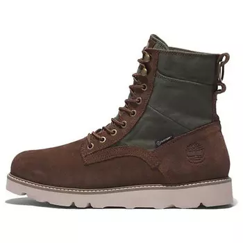 Кроссовки vibram waterproof leather and fabric boots 'dark brown suede' Timberland, коричневый