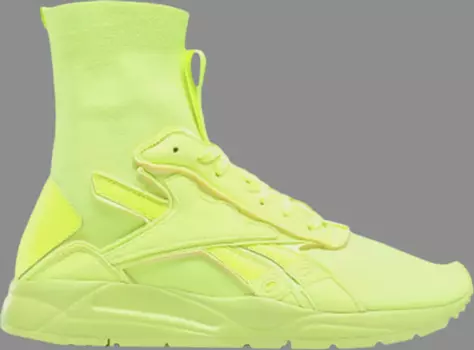 Кроссовки victoria beckham x bolton sock high 'solar yellow' Reebok, желтый