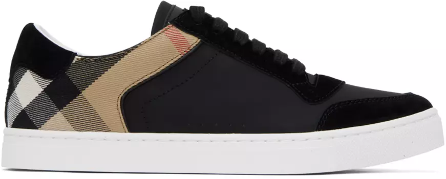 Кроссовки в клетку Black House Burberry