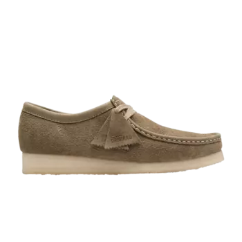 Кроссовки Wallabee 'Pale Khaki Suede', зеленый