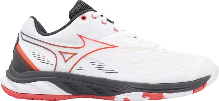 Кроссовки Wave Fang 2 Wide 'White Radiant Red Ebony', белый