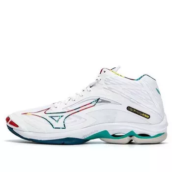 Кроссовки wave lightning z7 mid 'white' Mizuno, белый