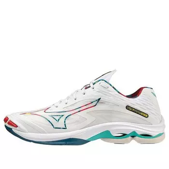 Кроссовки wave lightning z7 'white green red' Mizuno, белый