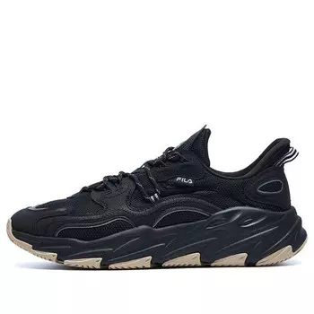Кроссовки wave low-top shoes 'black' Fila, черный