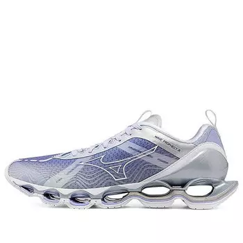 Кроссовки wave prophecy x 'grey silver' Mizuno, серый