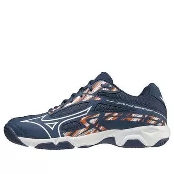 Кроссовки wave thunderstorm 'blue orange' Mizuno, оранжевый