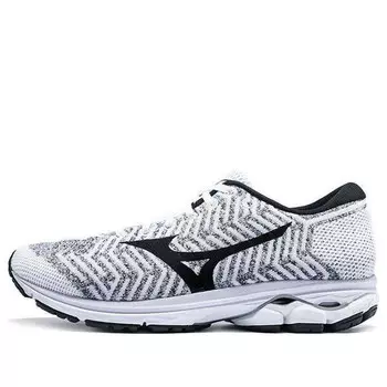 Кроссовки waveknit r2 'white' Mizuno, белый