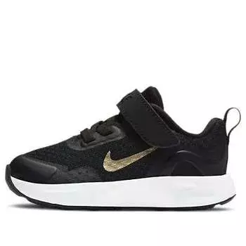 Кроссовки wearallday 'black metallic gold' Nike, черный