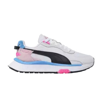 Кроссовки Wild Rider - White Pink Lady' Puma, белый