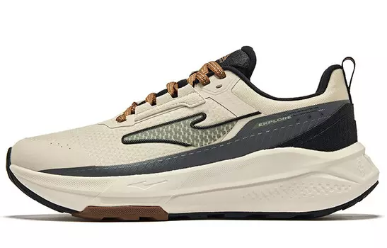 Кроссовки Wild Running Shoes Men Low-Top Warm Linen Is Black Erke