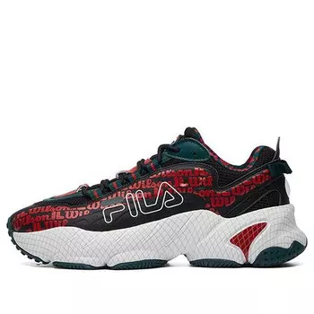 Кроссовки wilson x ade black/red/green Fila, черный