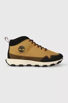 Кроссовки Winsor Trail Mid Fab WP Timberland, коричневый