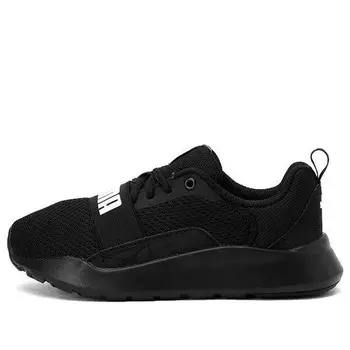Кроссовки wired 'triple black' Puma, черный