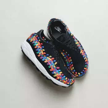 Кроссовки wmns air footscape woven Nike, черный