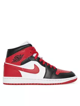 Кроссовки Wmns Air Jordan 1 Mid BQ6472 079 Nike, красный