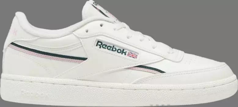 Кроссовки wmns club c 85 vegan 'chalk pink glow' Reebok, белый
