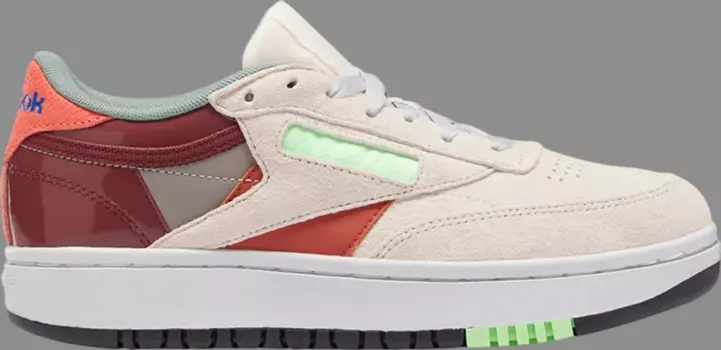 Кроссовки wmns club c double 'ceramic pink multi' Reebok, розовый