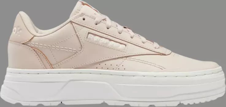 Кроссовки wmns club c double geo 'soft ecru' Reebok, розовый