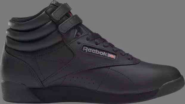 Кроссовки wmns freestyle high 'triple black' Reebok, черный