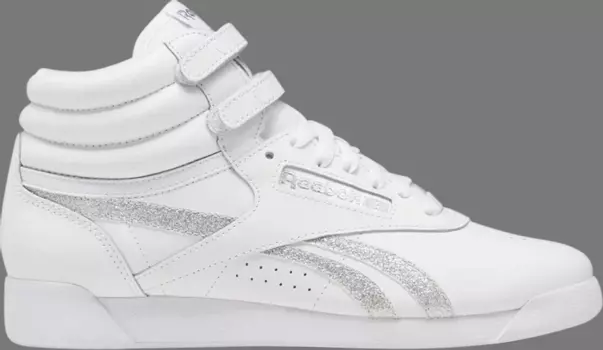 Кроссовки wmns freestyle high 'white glitter' Reebok, белый