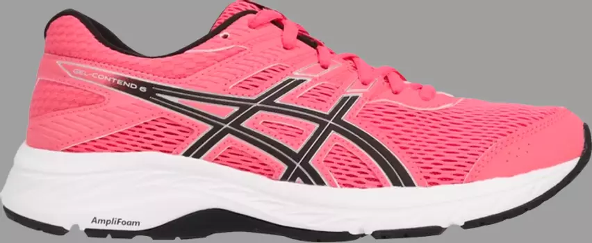 Кроссовки wmns gel contend 6 'pink gameo' Asics, розовый